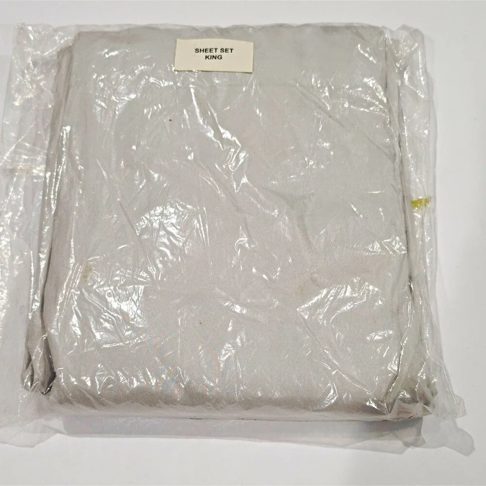 King Size Gray Sheet Set Bed Sheets for King Bed